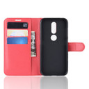 Nokia 4.2      Pu Wallet Case    [Red]