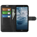 Nokia C2 (2Nd Edition)      Pu Wallet Case    [Black]