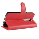 Nokia 6.1 Plus (X6)      Pu Wallet Case    [Red]