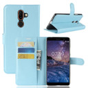 Nokia 7 Plus      Pu Wallet Case    [Lightblue]