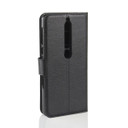 Nokia 6.1      Pu Wallet Case    [Black]