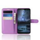Nokia 9 Pureview      Pu Wallet Case    [Purple]