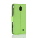 Nokia 1      Pu Wallet Case    [Green]