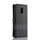 Nokia 6      Pu Wallet Case    [Black]