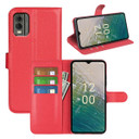 Nokia C32      Pu Wallet Case    [Red]