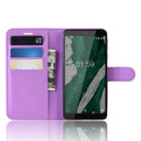 Nokia 1 Plus      Pu Wallet Case    [Purple]