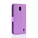Nokia 1 Plus      Pu Wallet Case    [Purple]