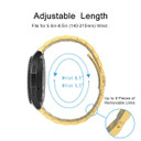 Samsung Gear S3      Stainless Steel Strap   Gold