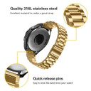 Samsung Gear S2 Classic      Stainless Steel Strap   Gold