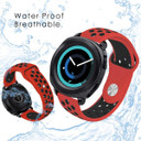 Samsung Gear S2 Classic      Silicone Strap   Red/Black