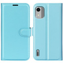 Nokia C12      Pu Wallet Case    [Lightblue]