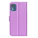 Nokia C02      Pu Wallet Case    [Purple]