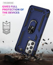 Samsung Galaxy A53 5G      Military Armour Ring Case    Navy