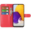 Samsung Galaxy A73 5G      Pu Wallet Case    [Red]