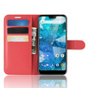 Nokia 7.1      Pu Wallet Case    [Red]