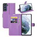 Samsung Galaxy S21 Fe 5G      Pu Wallet Case    [Purple]