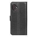 Samsung Galaxy Xcover6 Pro      Pu Wallet Case    [Black]