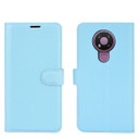 Nokia 3.4      Pu Wallet Case    [Lightblue]