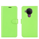 Nokia 5.4      Pu Wallet Case    [Green]