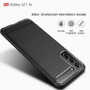 Samsung Galaxy S21FE 5G      Carbon Fibre Case    Navy
