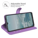 Nokia G20      Pu Wallet Case    [Purple]