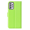 Samsung Galaxy A73 5G      Pu Wallet Case    [Green]