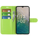 Nokia C32      Pu Wallet Case    [Green]