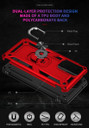 Samsung Galaxy A53 5G      Military Armour Ring Case    Red