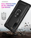 Samsung Galaxy S21 FE 5G      Military Armour Ring Case    Black