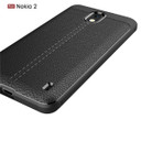 Nokia 2 Leather Texture Case Grey