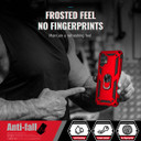 Samsung Galaxy A13 4G      Military Armour Ring Case    Red