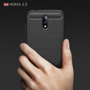 Nokia 2.3 Carbon Fibre Case Black