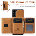 Samsung Galaxy S22      Magnetic Wallet    Brown