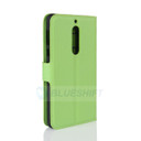 Nokia 5      Pu Wallet Case    [Green]
