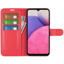 Samsung Galaxy A33 5G      Pu Wallet Case    [Red]
