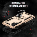 Samsung Galaxy A13 4G      Military Armour Ring Case    Gold