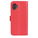 Samsung Galaxy Xcover6 Pro      Pu Wallet Case    [Red]