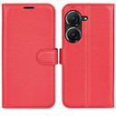 Asus Zenfone 10      Pu Wallet Case    [Red]