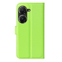 Asus Zenfone 9      Pu Wallet Case    [Green]