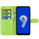 Asus Zenfone 9      Pu Wallet Case    [Green]