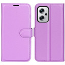 Xiaomi Poco X4 Gt      Pu Wallet Case    [Purple]