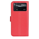 Xiaomi Poco X4 Pro 5G      Pu Wallet Case    [Red]