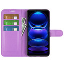 Xiaomi Poco X5 Pro      Pu Wallet Case    [Purple]