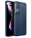 Xiaomi Poco F4 Leather Texture Case Navy