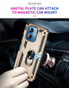 Xiaomi Redmi Note 12 5G Military Armour Ring Case Gold