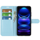 Xiaomi Poco X5 Pro      Pu Wallet Case    [Lightblue]