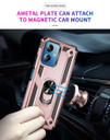 Xiaomi Redmi Note 12 Pro 5G Military Armour Ring Case RoseGold