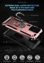 Xiaomi Redmi Note 12 Pro 5G Military Armour Ring Case RoseGold