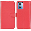 Xiaomi Redmi Note 12 Pro 5G      Pu Wallet Case    [Red]