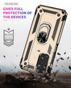 Xiaomi Redmi Note 11 (4G) Military Armour Ring Case Gold